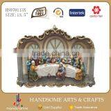6 Inch Resin Religious Items Palm Last Supper Home Decor Statues thumbnail-2