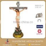 14 Inch Resin Christian Decoration Catholic Cross Religious Crucifix thumbnail-2