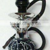 Black and White Glass Hookah Shisha for Sale