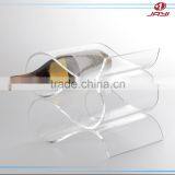 4 Bottles the Wine Rack, Transparent Acrylic Wine Bottle Rack, Wine Racks in Clear thumbnail-1