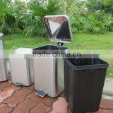 3 Liters-30 Liters Stainless Steel Foot Pedal Garbage Bin Sqaure Pedal Bin Waste Bin thumbnail-2