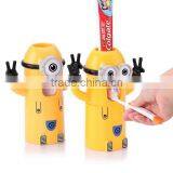 2017 Hot New Trending Products Minions Automatic Toothpaste Dispenser Plastic Cartoon Kids Toothbrush Holder thumbnail-3