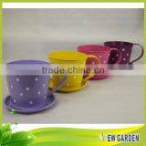 Attractive Lovely Windowsill Decor Bright Color Flower Pot thumbnail-2