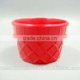 Red Solid Color Soup Cup Milk Cup for Kid and Children thumbnail-1