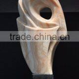 Art Deco Modern Abstract Love Stone Sculpture Statues thumbnail-2