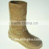 9" Shoe Shape Ceramic Flower Vase thumbnail-1