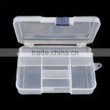 5 Grids Clear Fancy Plastic Dividers Box 5 Slots Beads Kids Art DIY Storage Boxes thumbnail-1