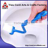 Hot Sale Mini S-shape Curve Handle Toilet Cleaning Brush thumbnail-2