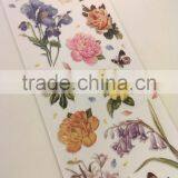 Rose & Lily Design Sticker, Classic Decorative Shinny Glitter Sticker thumbnail-3