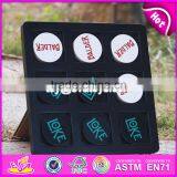 2017 New Design Children Educational Wooden Noughts and Crosses Game W01B036 thumbnail-1