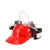 Adjustable Fun Unique Party Game Beer Soda Can Straw Holder Drinking Hard Hat Helmet thumbnail-2