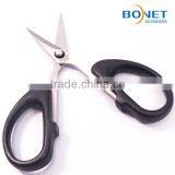 S39009B CE Qualified 4-7/8" High Quality Stainless Steel Household Small ABS Black Handle Scissors thumbnail-5