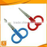 Stainless Steel Blade Plastic Handle With Safety Cap Baby Scissors thumbnail-2