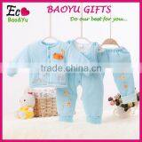 Warm Baby 3pcs Winter Clothes Baby Cute Home Wear Cotton Winter Clothing Sets thumbnail-3