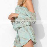 A Beach Off-The-Shoulder Romper thumbnail-1