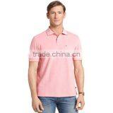 Big and Tall Solid Oxford Polo Men's Pink Shirt