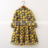 2017 Autumn Winter Kids Dresses Design Girl Printing Flower Birthday Party Dress thumbnail-4
