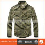 Hot Sale Fashion Long Sleeves Men Causal Shirt for Spring