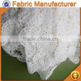Top New Fashion White 100 %polyester African Chemical Lace Chemical Lace Embroidery Fabric thumbnail-1