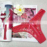 Stock Underwear Women Summer Style Sey Lingerie Diamond Flower Print Lace Thong Panties G String Panties Thongs Underwear Knicke thumbnail-2
