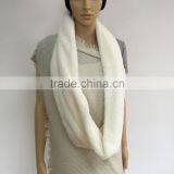 PV Velvet Fabric Infinity Scarf thumbnail-6