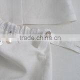 Old European Frocks Designs Baby Clothes Plain White Linen/Cotton Blend Baby Boys Boutique Clothing Set thumbnail-2