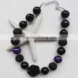 Wholesale Baby Girl's Necklace Handmade Plastic Bead Cheap Plastic Bead Necklace for Children thumbnail-3