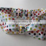 Beautiful Baby Hair Band Dots Printed Baby Headband Fancy Baby Headbands thumbnail-3