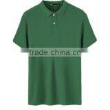 Men's T-shirt in the Summer Comfortable Pure Color Cotton Short Sleeve Polo Shirt thumbnail-2