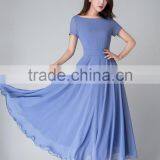 Summer Ladies Fashionable Slim Casual Dresses Hot Sale thumbnail-2