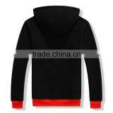 Wholesale High Quality Cotton Polyester Fleece Fashion Men Plain Zipper Gym Custom Hoodies thumbnail-2