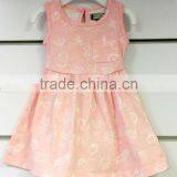Whole Sale or OEM All Over Print Cotton Material Girl Dress for Children and Baby thumbnail-4