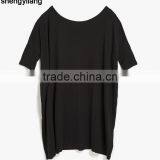 2016 Wholesale Bulk Blank T-shirts Custom High Quality 95% Bamboo 5% Spandex Oversized Bamboo T-shirts thumbnail-3
