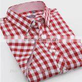 Short Sleeve Button Down Big Plaid Summer Shirt thumbnail-4