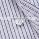 Classic High Quaity Striped Mens Matched Different Collar and Cuff Shirt for Oem thumbnail-3