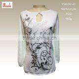 YSW16141 Print Sweater 100%Acrylic ,7GG,180g thumbnail-1