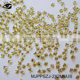 Small Size Nail Studs 2x2mm Gold Cross Studs for Nail Art Decorations thumbnail-3