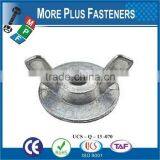 Made in Taiwan Stainless Steel Dip Galvanized Solid Surface Stone Countertop Washer Based Wing Nut thumbnail-6