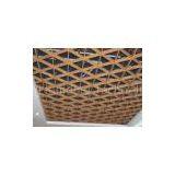 Indoor Triangle Suspended Metal Aluminum Ceiling Grid Fireproof For Supermarket Construction Materia thumbnail-1