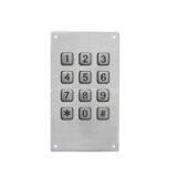 Custom Illuminated Metal Rugged USB Metal Numeric IP65 Waterproof Metal Keypad thumbnail-1