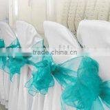 Banquet Organze Chair Sash Wedding Polyester Chair Cover