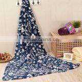 Hot Sale Polyester Micro Printed Flannel Fleece Plush Blanket Baby Blanket