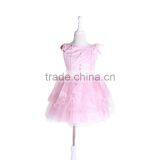 PF2034B Girls Puffy Dresses Girls Erotic Dress Flower Girl Net Dresses thumbnail-1