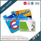 Open Designed Silicon Card Holder for Mobile Phone thumbnail-3