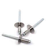 BLIND RIVETS WITH OPEN TYPE FLANGE HEAD