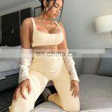 Amazon Best Sellers Women Fitness Yoga Suit Ladies Sportswear Yoga Top&Pants Women Fitness Clothing Set thumbnail-6