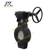 NPS4-150Lb Duplex Stainless Steel, Titanium High performance Wafer type Double Eccentric Butterfly Valve