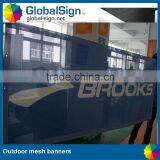 Durable Polyester Mesh Fabric Fencing For Sport Advertising