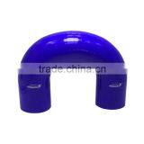 High Temperature Flexible Automobile Parts 180 Degree Silicone Elbow thumbnail-4