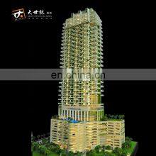 Создание масштабной модели высокоэтажного здания в США, архитектурная модель